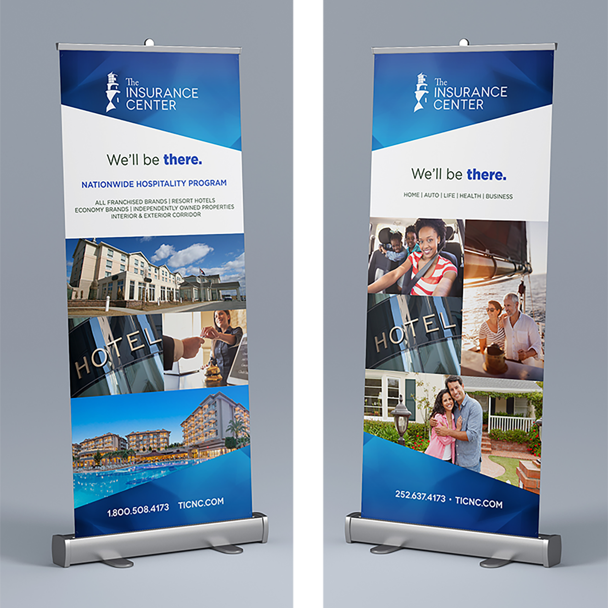 Insurance Center Tradeshow Banners
