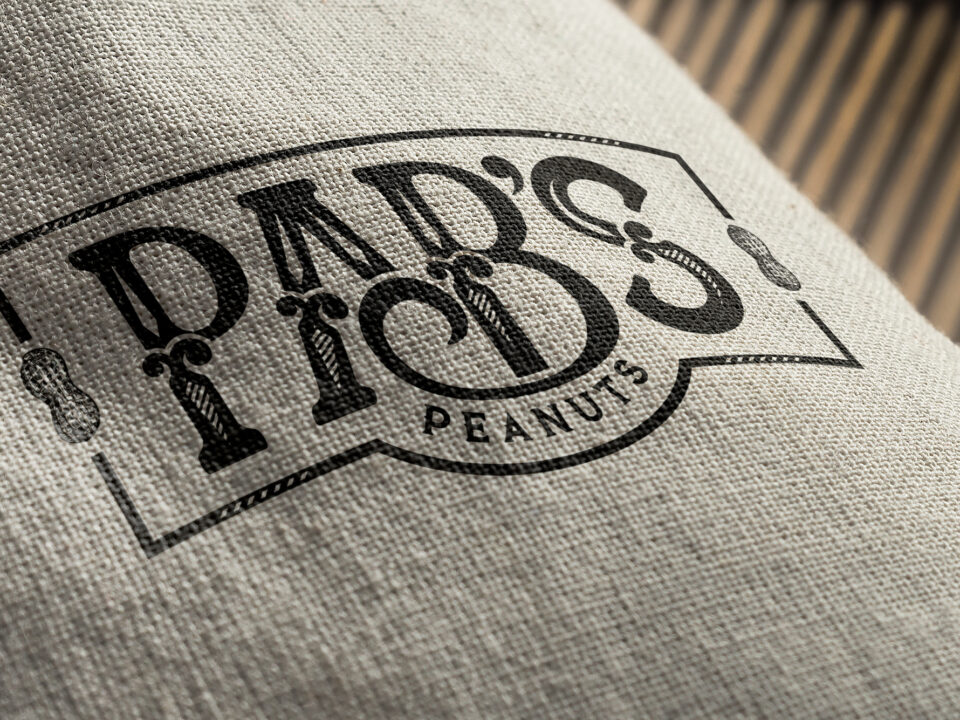 Pab's Peanuts Logo Mock-Up